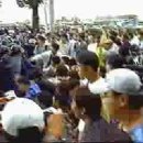 2004년 10월 1일 한총련 광주 송정리 폭력시위 이미지