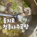 청종나주곰탕 | [을지로] 청종나주곰탕 명동본점 후기/ 곰탕 맛집 / 을지로 직장인 점심 추천 메뉴 / 따뜻한 국물 땡길...