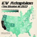 미국 매핑됨: 주별 전기 자동차 채택 이미지