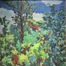 무등현대미술관 | 한국 인상주의의 완성 오지호의 <동복산촌>, <무등산록이 보이는 구월풍경><조선소 풍경> <풍경(초추...