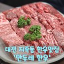 대전 지족동 한우 맛집 만두레한우 위치, 가격, 상차림, 식사 후기 등