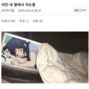 상무태권도장 | 여친 내 옆에서 자는 중