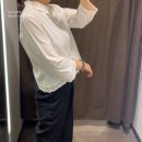 자라 리본 자수 셔츠 &amp; 크로셰 블라우스 셔츠 착샷 후기 + 164cm