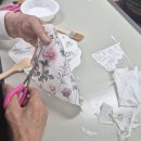서구노인복지관 | 복지관 어르신들과 함께한 여름 공예수업 - 냅킨아트 부채꾸미기 체험 후기｜접이식부채 만들기