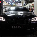 [부산협력업체 다이즈부산점] BMW F10 528i 18A보조배터리+필립아이솔레이터+엠비언트라이트+광각미러 이미지