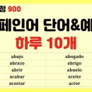 스페인어 단어 하루 10개 1일차- 스페인어 필수 어휘 900 이미지