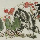 화가와 꽃 이미지