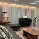 호반1차 | [인천커튼] 거실 베이지 이중시어지 레이어드, 린넨텍스쳐 중간지 l 검단 호반써밋 1차 84A타입 시공후기