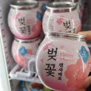 CU(벚꽃점) | CU 봄 신상 벚꽃 캔 샤베트 먹어본 후기 내돈내산