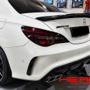 W117 CLA250, 앞·사이드에 이어 리어까지! F/L CLA45 AMG룩 풀 바디킷 완성 이미지
