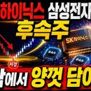 [부자아빠열린강좌] SK하이닉스 삼성전자 후속주 바닥에서 양껏! 담아라! 이미지