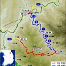 8월27일(토) 아침가리골 조경동계곡 하늘은 가린 벼랑 구절양장의 물굽이 한국의옛길 이미지