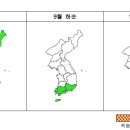 2012년 9월 중순~10월초 제주도날씨 예보 이미지