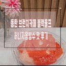 화성 동탄 빙수맛집 블랙울프 허니자몽빙수 내돈내산 후기
