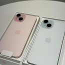 아이폰15 블루 vs 핑크 이미지