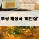 인천광역시북부교육지원청민원실4 | [인천/부평] 부평해장국 뼈반집 냉제육과 소곱창뼈해장국 후기