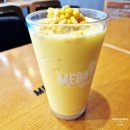 메가엠지씨커피김포초당 | 메가커피 신메뉴 초당옥수수 프라페 가격 칼로리 맛 후기
