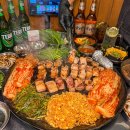 솥뚜껑 삼겹살 이미지