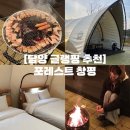 조리풋살구장 | 추천 | 광주 근교 신상 글램핑장 느좋 감성 제대로인 포레스트 창평 10번 객실 솔직 후기 (내돈내산)