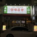 성대 | 안산 초지동 수원성대곱창 강력추천 후기
