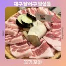 월배메기매운탕 | 대구월성동맛집 꼬기꼬야 달서구삼겹살 맛있는 단체 모임 장소 추천