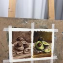 기초 유화 | 이렇게 완성합니다 (아보카도 유화 단계작 공개)수원 성인미술, 기초부터 배우는 유화 단계작 후기