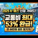 K-패스 신청 가이드! 교통비 최대 53% 돌려받는 법 (안 하면 손해) 이미지
