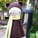 실타는곰 이미지
