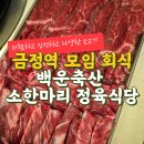 금정역 5번출구 앞 | 금정역 회식 가족모임은 백운축산 소한마리 정육식당 금정역점