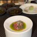 6455 | 맛집 리뷰] 기념일 데이트 대성공! 강남 한우 오마카세 우이닝 12만원 코스 솔직 후기 (ft. 레터링 케이크)