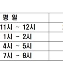 바닥분수 운영시간 이미지