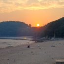 강화 석모도 민머루해수욕장의 해넘이 이미지
