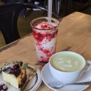 디스코케이크 | [홍대|서교동] 음료가 다 3500원?! 가성비 좋은 로스터리 카페 '디스코플래닛' (ft. 바스크 치즈케이크)