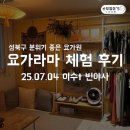 스타바티요가 | 성북구 분위기 좋은 요가원 요가라마 원데이 클래스 체험 솔직후기