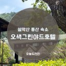 그린야드 | 강원 양양 설악산 등산 숙소 추천 l 오색그린야드호텔 숙박 후기
