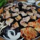 솥뚜껑 삼겹살 이미지