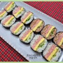 틀없이 만든 네모 김밥~고소한 스팸 무스비 이미지