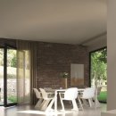 빨간 벽돌집 이미지