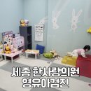 세종의원 | 세종 한사랑의원 영유아검진 4차 후기
