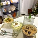 뚝섬역 카페 해피캠퍼 신상 카페 추천 커스터드 푸딩 디저트 맛집