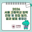 한국삼육고등학교 | [옥수동 국어,수학학원]2026학년도 서울 고입 전형 및 모집 일정 총정리