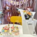 두리산업 | 윤슬플라워 떡케이크｜생화 같은 디테일 숫자 떡케이크 후기