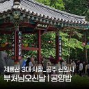 공주 계룡산 신원사 공양밥 부처님오신날