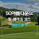 (주)위담 서울지점 | SG 아름다운cc 힐-레이크 코스 라운드 후기