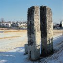 남원 만복사지 당간지주 이미지