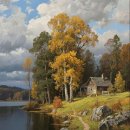 강변에서 이미지