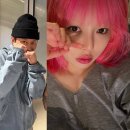 '임신설 해명' 가수 현아, 핑크머리+눈썹 실종 비주얼…♥용준형과 관리 중 이미지