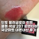 플럼마트 | 딘토 블러글로이 틴트 쿨톤 색상 207 피덴티아 국군마트 내돈내산 후기
