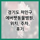 에버펫 동물병원 | 경기도 처인구 에버펫동물병원, 위치, 주차, 후기