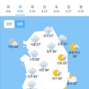 오늘의 날씨 🌞☔️☃️. 2023년 8월 23일 수요일 이미지